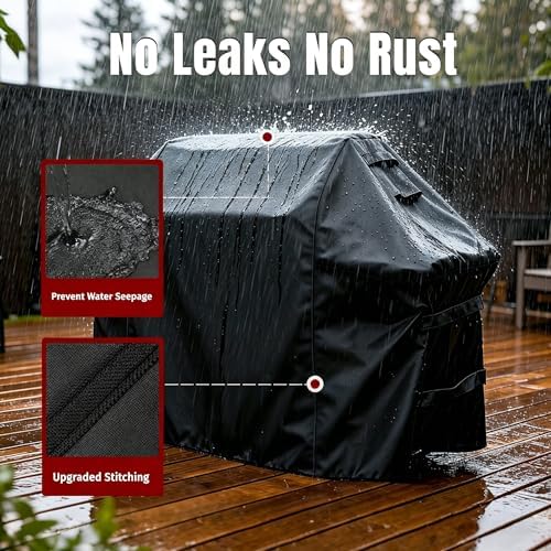 SHINESTAR 48in Grill Cover for Weber Spirit,600D Oxford Fabric - Image 4