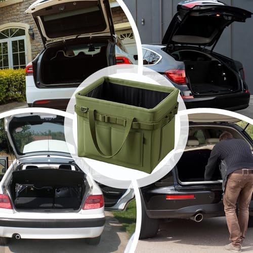 Car Trunk Organizer SUV Foldable Trunk Car Organizer Storage Bag - Image 4