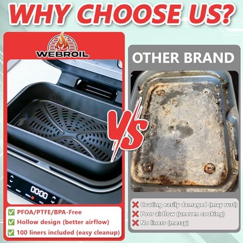 Nonstick Foodi Combo Crisper Basket for Ninja Indoor Grill FG551 - Image 2