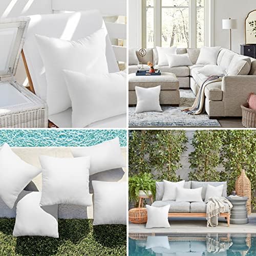 Ashler Outdoor Pillow Inserts, 12x20 Waterproof Throw Pillows Pack of 2 - Image 6