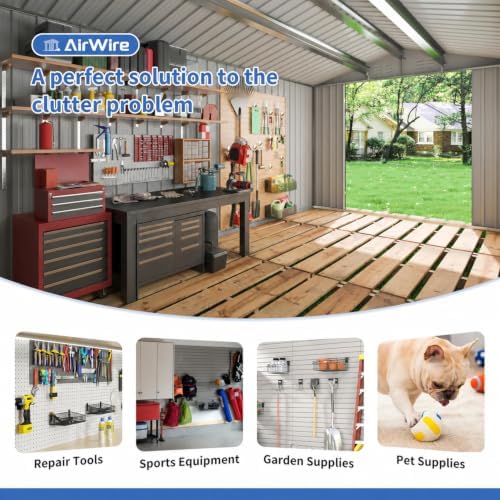AirWire 12x14 FT Outdoor Metal Shed - Image 5