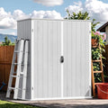 Devoko 5x3 FT Resin Outdoor Storage Cabinet, Plastic Shed with Floor by DEVOKO