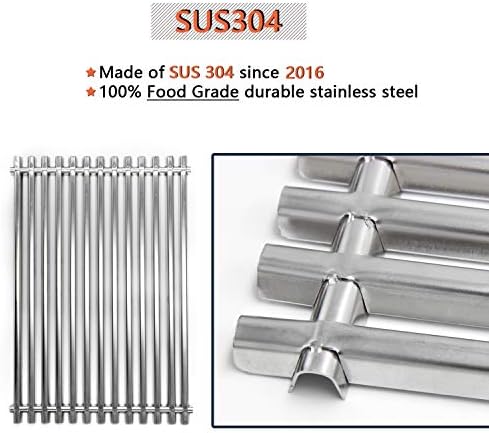 Hongso 7527 Grill Grates for Weber Genesis Gold Silver B/C 1000-5000 Grills - Image 3