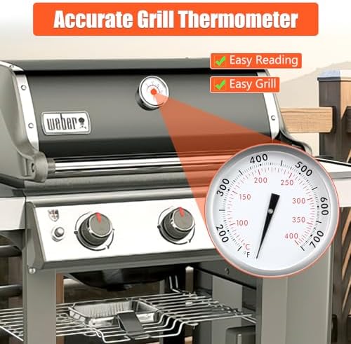 67088 67731 Accurate Grill Thermometer for Weber Genesis 300 - Image 6