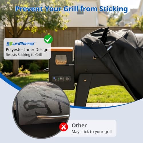 SunPatio BBQ Grill Cover Compatible with Pit Boss Austin XL/Rancher XL 1000 - Image 5
