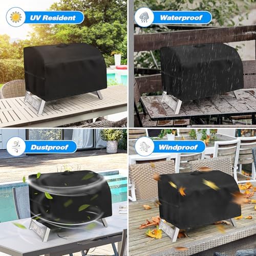 Small Portable Grill Cover for Cuisinart CGG-306 Table Top Grill - Image 6
