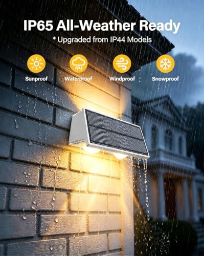 Solar Fence Lights Outdoor, 16 Pack Fence Solar Lights Waterproof - Image 4