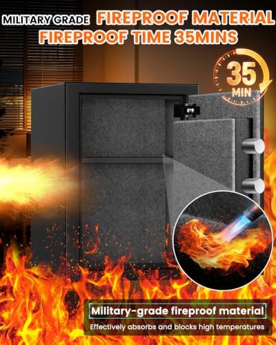 [2026]   Fireproof Safes for Home Use Fire and Water Proof - Image 6