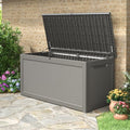 KAMABOKO Outdoor Storage Box, 330 Gallon Deck Box Outdoor Waterproof by KAMABOKO