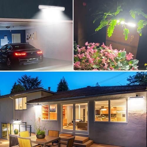 Clip On Solar Lights Outdoor with PIR Motion Sensor (White ,2 Pack ,6000K) - Image 6