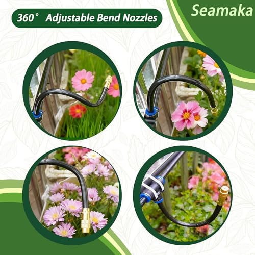 50FT Drip Irrigation System, 360° Adjustable Garden Plant Watering System - Image 3