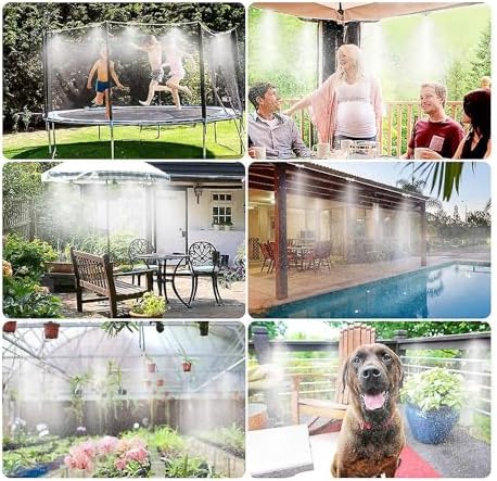 Avilia Outdoor Sprayer 15 m with Universal Fittings – Water Misting Kit for Gazebo and Patio: Cool and Reduce Temperature - Image 3
