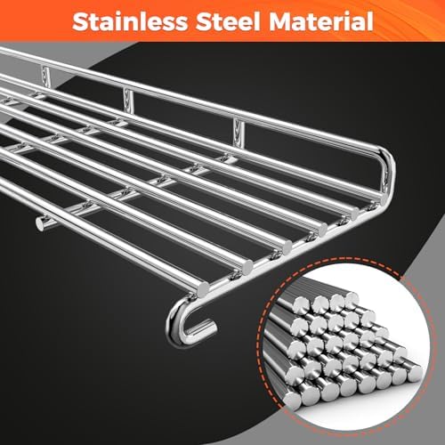QuliMetal Grill Warming Rack for Weber GS4 Genesis II 400 Series Grills - Image 4