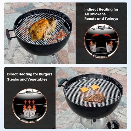 Stanbroil Stainless Steel Charcoal Basket Holder for Briquette, Wood Chips - Image 5