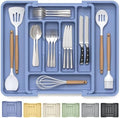 Caperci Large Silverware Organizer Tray for Kitchen Drawer Utensils Thicker by Caperci