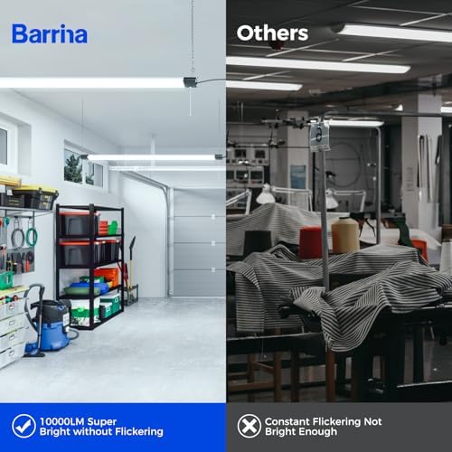 Barrina BS84 LED Shop Lights 4FT for Workshop, 84W 10000LM 6500K, 10 Pack - Image 3