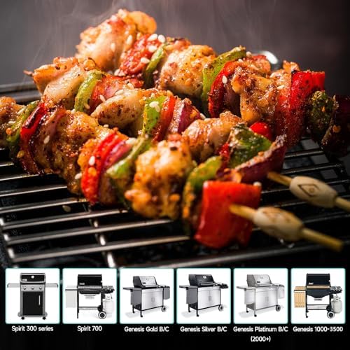 2pcs Stainless Steel Cooking Grates for Weber, 17.5'' x 23.8'' - Image 4