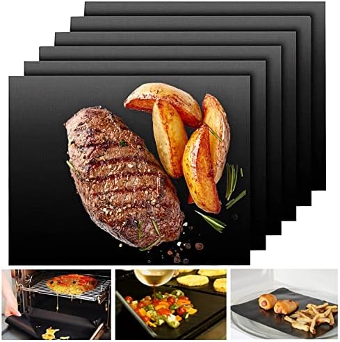 UBeesize Grill Mats for Outdoor Grill Set of 6 by UBeesize