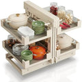 Blind Corner Cabinet Pull Out Organizer, 36" Cabinet, Soft Close by MUOLVSQ