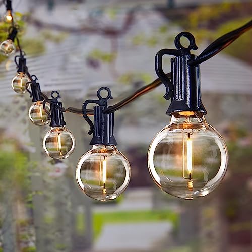 Brightown Outdoor String Lights, 159FT G40 LED IP65 Waterproof Patio Lights by Brightown