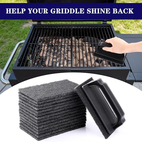 Reallnaive 155 Pcs Griddle Cleaning Kit for Flat Top Grill,Black - Image 5