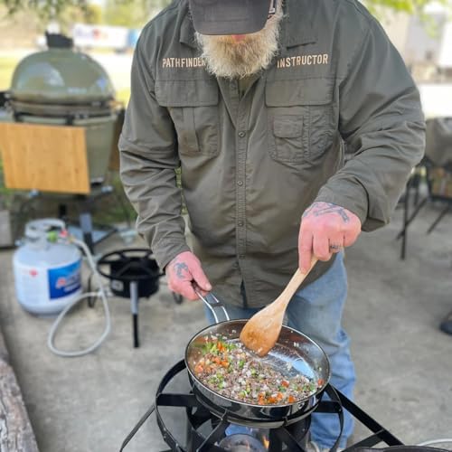The Pathfinder School Stainless Steel Folding Skillet and Lid (10-Inch) - Image 5