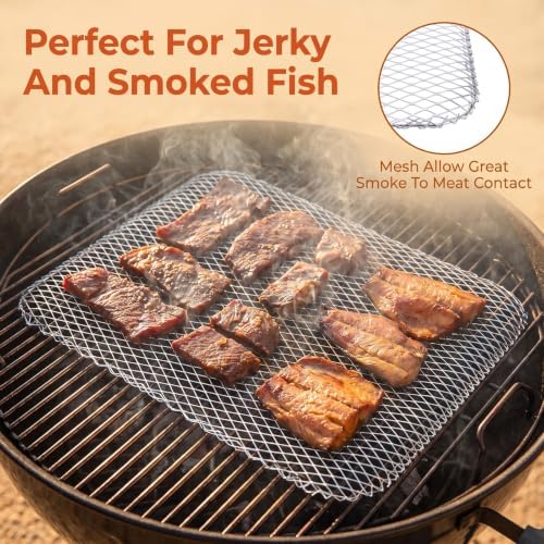 20Pcs Disposable Grill Topper 16x12In Non-stick Aluminum Mesh BBQ Grill Mat - Image 3