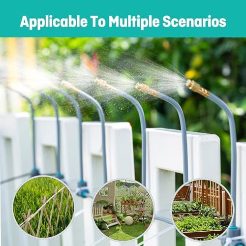 131FT Drip Irrigation System 1/4", 360° Adjustable Misting Kit for Outdoor - Image 6