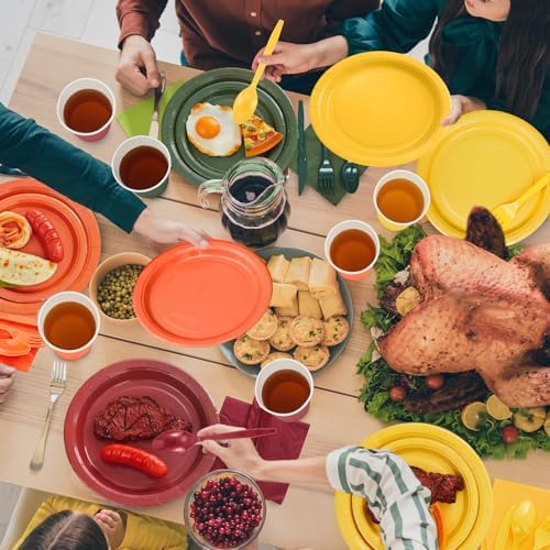 Havawish 340 Pcs Thanksgiving Party Supplies, Orange, Harvest Style - Image 5