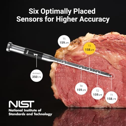 ThermoMaven Sub-1G Wireless Meat Thermometer, 2 Probes WiFi Thermometer - Image 5
