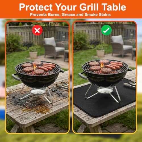Heat Resistant Mats for Countertop Fits Tabletop Grill, 2mm Thick, 24x31 in - Image 6