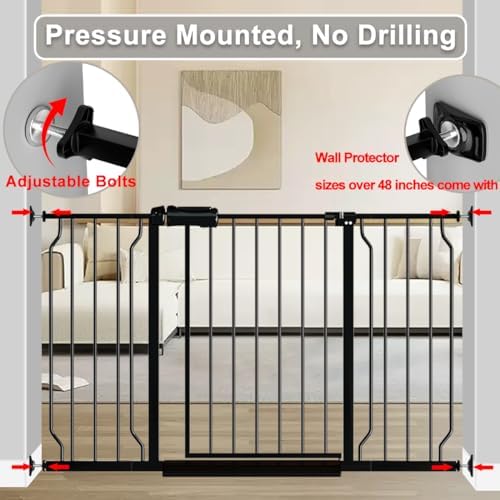 Fairy Baby 81.1-85.8 Inch Extra Wide Baby Gate for Stairs & Doorways Indoor - Image 5