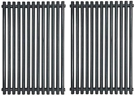 PG525 (2-Pack) 17 1/4 x 11 3/4 inch Porcelain Steel Grill Grid Grates for Weber 7525 Weber Spirit 300,E-310 & E-320, Spirit S-310 & S-320,Genesis 1000-5000 Spirit 700, Weber 900 by Htanch