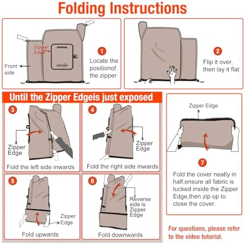 Foldable Grill Cover for Pit Boss Austin XL/Rancher XL, Waterproof 600D Heavy Duty Wood Pellet Smoker Cover, Fade＆Tear Resistant Pellet Grill Cover for 1000S/1100 Pro,Red - Image 4