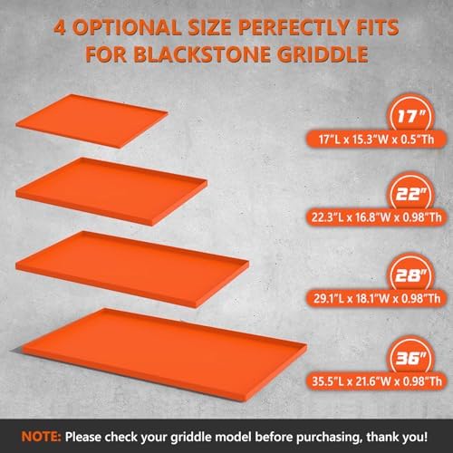 36" Silicone Griddle Mat for Blackstone 36 Inch Grill, Heavy Duty Food Grade Silicone Griddle Cover, Protect Your Grill from Dirt & Rust All Year Round - Image 5