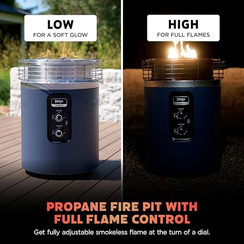 Ninja Fireside360 Fire Pit/Heater, 80,000 BTU, 3 Modes, Cyberspace - Image 3