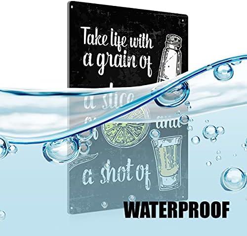 BEASTZHENG Funny Bar Kitchen Metal Tin Sign Wall Decor Vintage Bar Quote Tin Sign for Home Bar Man Cave Decor Gifts - Image 3