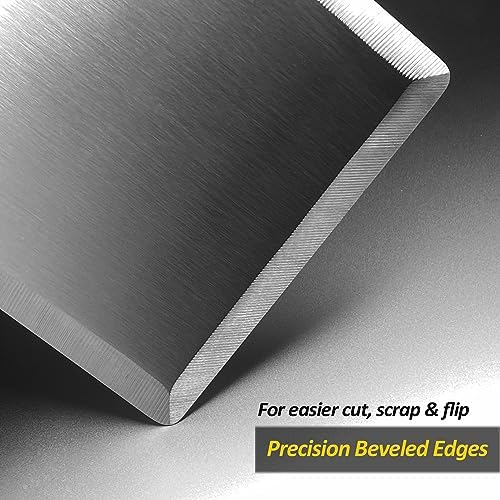Stainless Steel Metal Spatula Set For Griddle, Grill Spatula Scraper for BBQ/Flat Top Grill- Full Tang Handle -Thicked Blade- Beveled Edges, Great Griddle Accessories for Pancake/Dough Cutter - Image 3