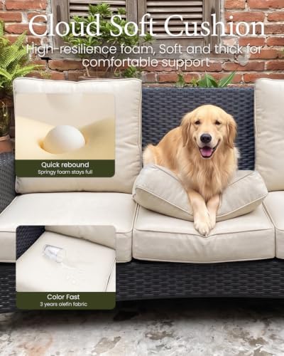 LayinSun 9 Pieces Outdoor Patio Furniture Set - Image 3