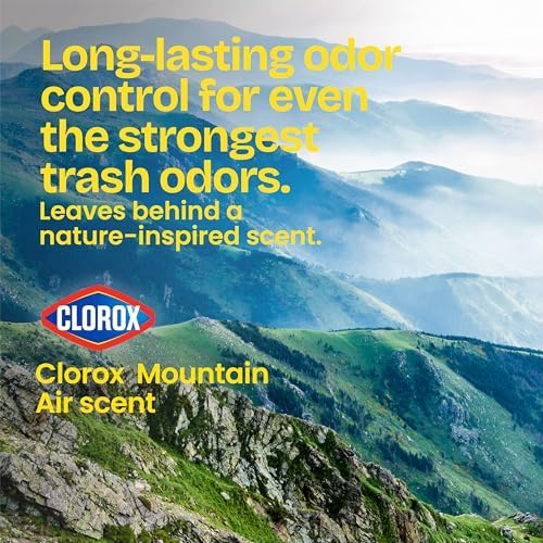 Glad Large 30 Gallon Trash Bags, Clorox Mountain Air Heavy Duty Garbage Bags, Forceflex with Drawstring, 25 Count (Packaging May Vary) - Image 3
