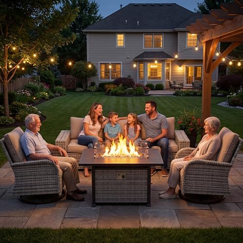 Outdoor Patio Furniture Set PE Wicker Rattan Outdoor Sectional Sofa - Image 5