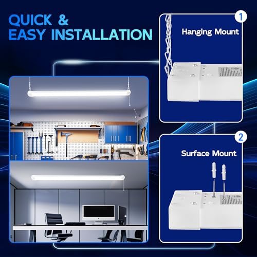 hykolity 4FT 70W LED Shop Light Linkable, 8000lm(300w Equivalent) - Image 3