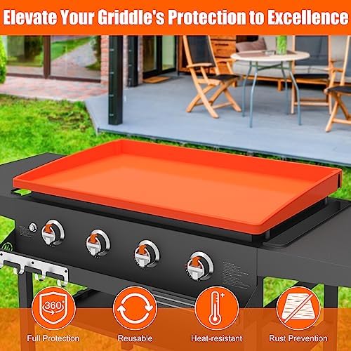 Silicone Griddle Mat Cover for Blackstone - 36 Inch True All-Encompassing Coverage Heavy Duty Food Grade Grill Buddy Mat, All Season Cooking Surface Protective Cover - Image 4