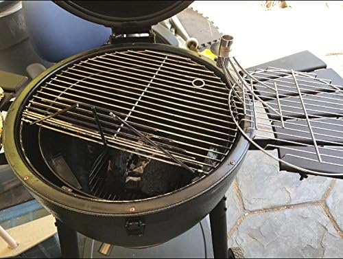 13.5" Stainless Steel Cooking Grate with Swivel Shaft for Char-Griller 16620 - Image 7