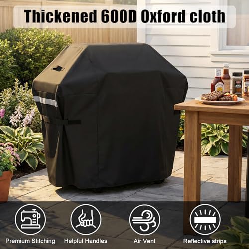 51 Inch Grill Cover for Weber Spirit 300/Spirit 400 Series Grills - Image 5