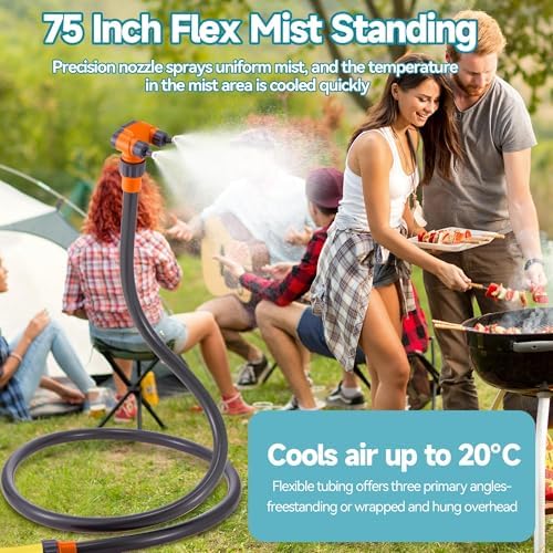 Portable Adjustable Water Standing Misters for Outside Patio - Image 4