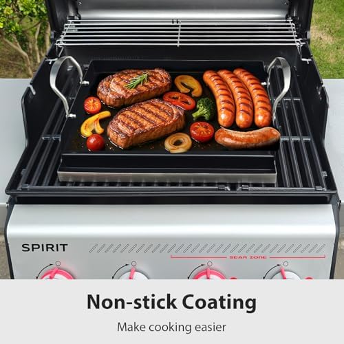 Utheer 17 x 13 Stainless Ceramic Griddle for Gas Grill & Stove top - Image 6