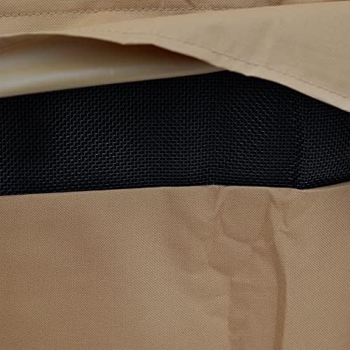 Kenmore 56-Inch Heavy-Duty Grill Cover for Outdoor BBQ Propane Gas Grills, Weather-Resistant, UV- and Fade-Resistant, Universal Fit Cover for 4-Burner Gas Grills, Tan - Image 7