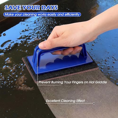 Reallnaive 31 Pcs Griddle Cleaning Kit for Flat Top Grill,Blue - Image 2