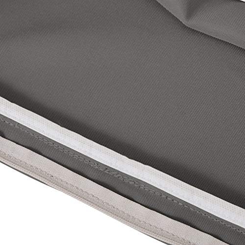 Classic Accessories Montlake FadeSafe Water-Resistant Patio Lounge Back Cushion Cover, 21 x 15 x 4 Inch, Light Charcoal, Patio Furniture Cushion Covers - Image 6